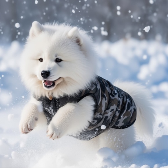 Fabdog Other - FAB DOG Colour Block Puffer in Camo